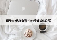 国际seo优化公司（seo专业优化公司）