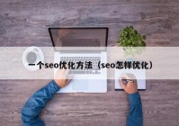 一个seo优化方法（seo怎样优化）