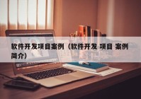 软件开发项目案例（软件开发 项目 案例 简介）