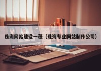 珠海网站建设一薇（珠海专业网站制作公司）